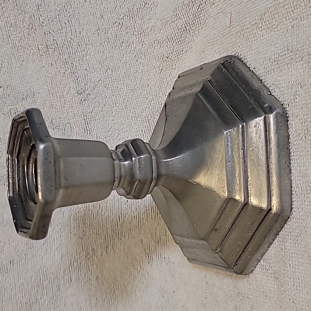 Ibternational Silver Hexagonal Candle Holder